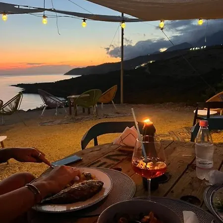 Blu Post Sunset Panorama